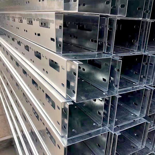 Trough-type-galvanized-cable-tray-4 Trough Type Galvanized Cable Tray